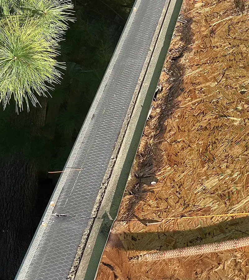 Copper colored metal roof in Gaithersburg, MD.