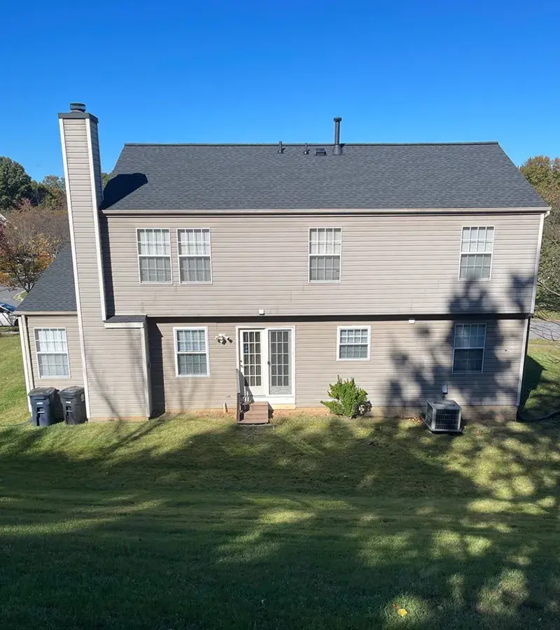 Brown metal standing seam roof installed in Millersville, MD.