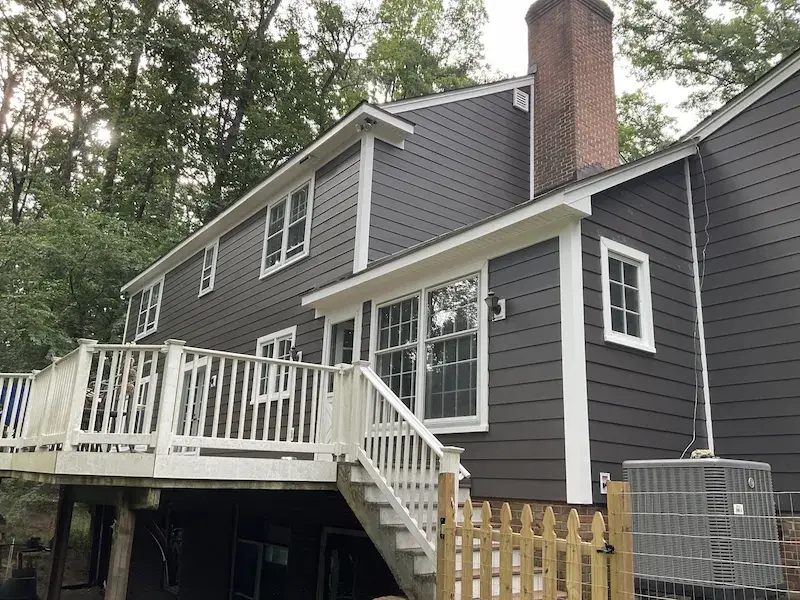 Brown metal standing seam roof installed in Millersville, MD.