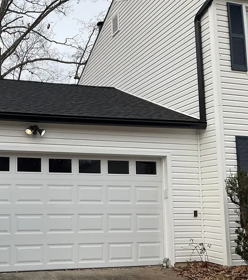 Copper colored metal roof in Gaithersburg, MD.