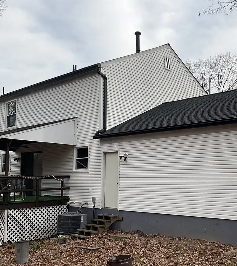 Brown metal standing seam roof installed in Millersville, MD.