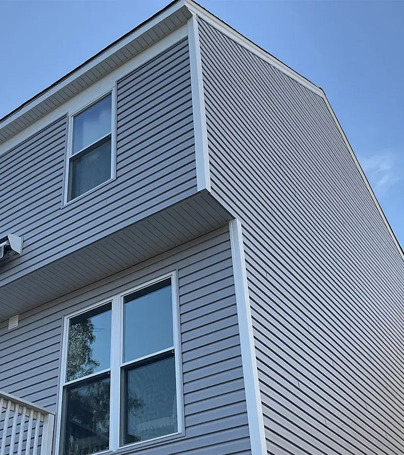 Copper colored metal roof in Gaithersburg, MD.