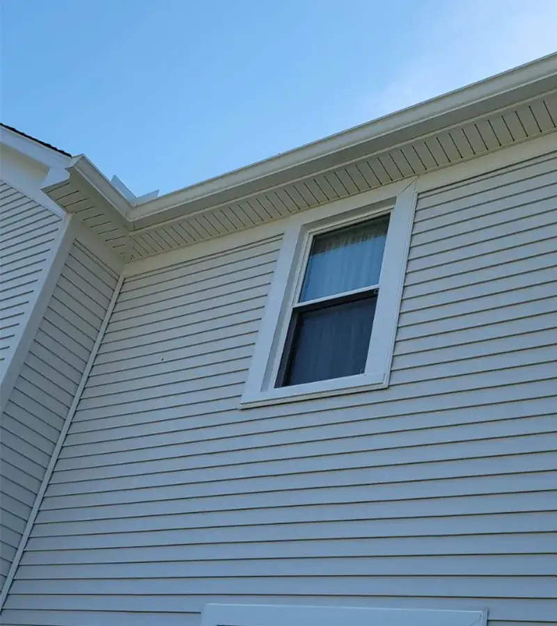 Copper colored metal roof in Gaithersburg, MD.