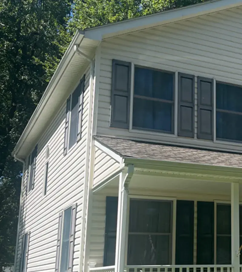 Brown metal standing seam roof installed in Millersville, MD.