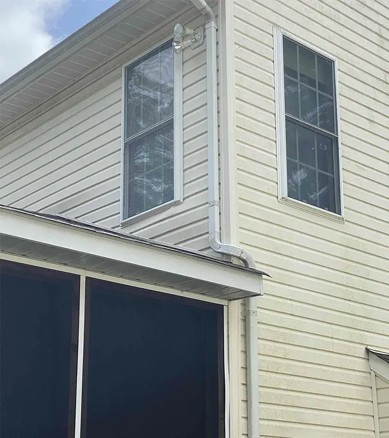Copper colored metal roof in Gaithersburg, MD.