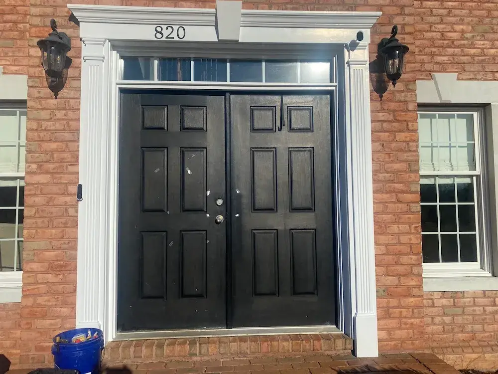 Copper colored metal roof in Gaithersburg, MD.
