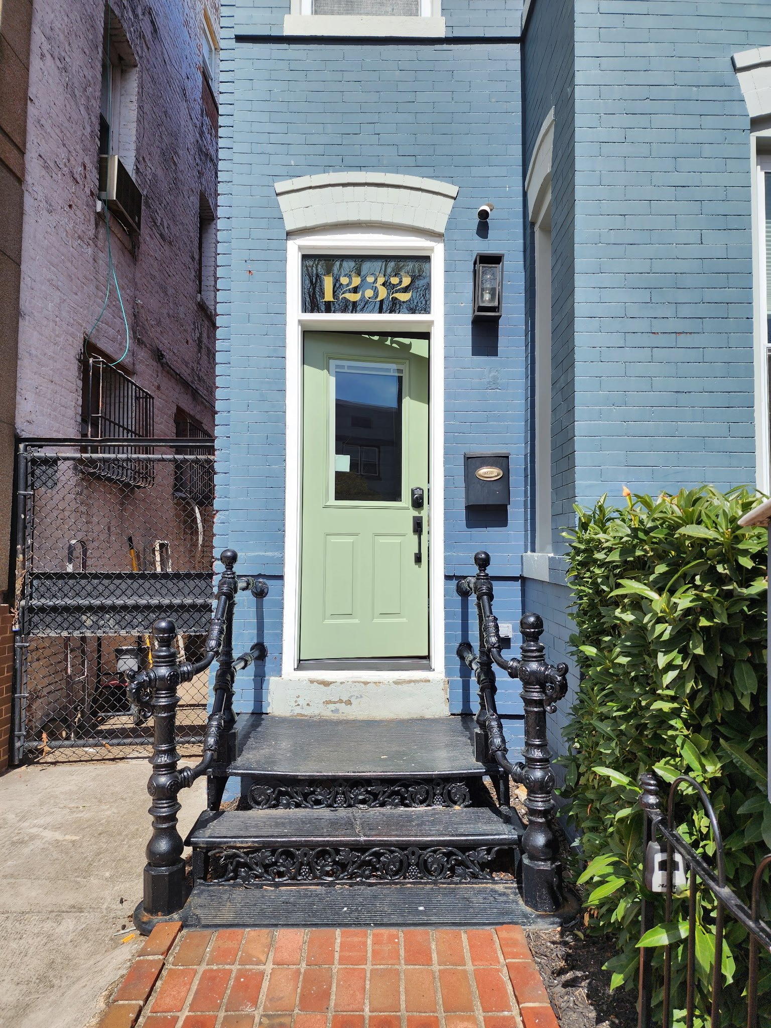 Provia Galvanized Steel Door with Blinds Installed in the Capitol Hill neighborhood of Washington DC